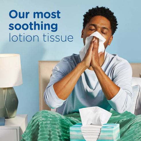 Puffs Plus Lotion Facial Tissues, 10 pk./124 tissues per box
